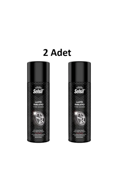 Selsil Lastik Parlatıcı 500 Ml 2 Adet ürün görseli 1