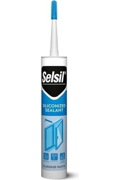 Selsil Silikonize Mastik Beyaz 500gr ürün görseli 1