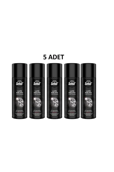 Selsil Lastik Parlatıcı 500 ml 5 Adet ürün görseli 1