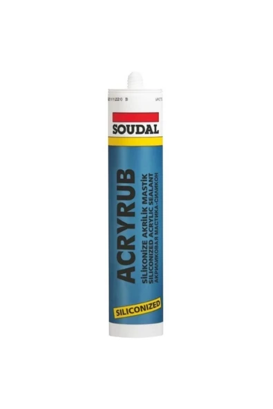 Soudal Acryrub Silikonize Mastik 310 ml Gri ürün görseli 1