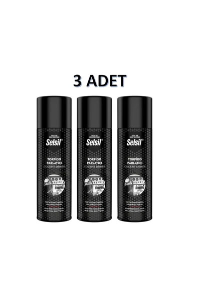 Selsil Torpido Parlatıcı Sprey 200 ml 3 Adet ürün görseli 1