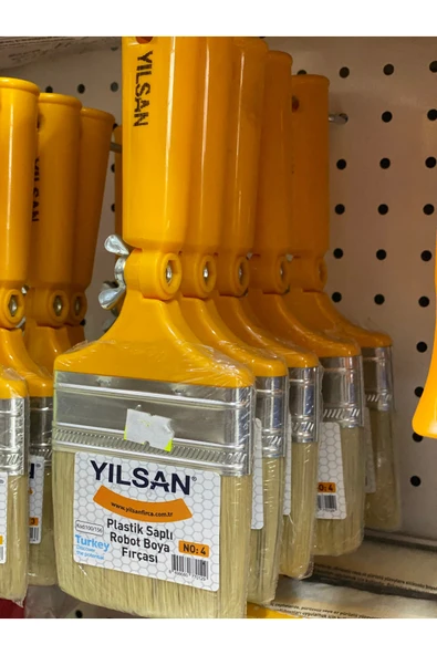 YILSAN FIRÇA Plastik Saplı Robot Boya Fırçası No: 4 ürün görseli 1
