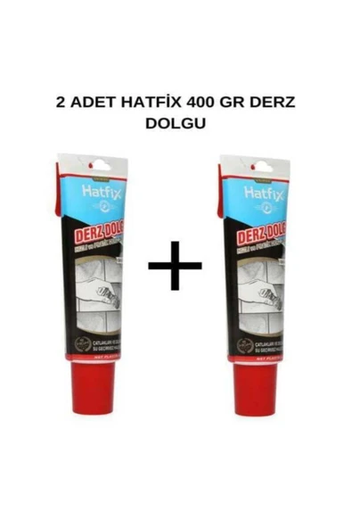 Hatfix 400ml Gaga Uçlu Beyaz Derz Dolgu (2 Adet) Seramik Derzi Seramik Derz Dolguı ürün görseli 1