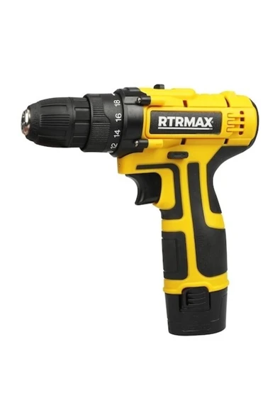 Rtrmax Rtm332 Şarjlı Matkap Lı-on 12v/1,5a Çift Akü 2yıl Garanti ürün görseli 1
