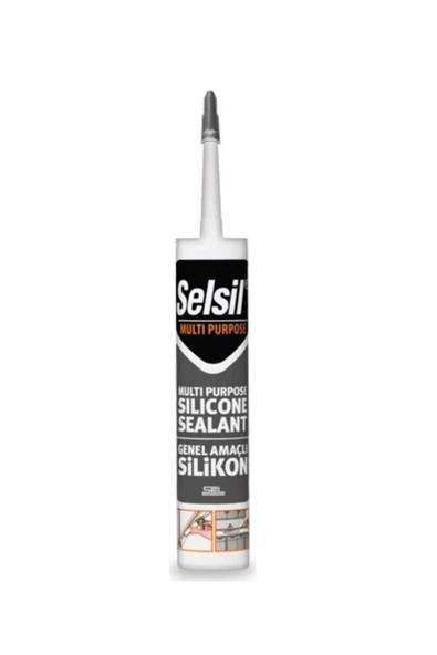 Selsil Silikon Çok Amaçlı, Su Geçirmez Universal Beyaz 280 Ml ürün görseli 1