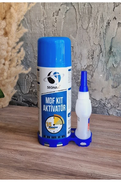 Segnan Hızlı Yapıştırıcı 400ml Sprey + 75ml Sıvı Yapıştırıcı Maket Çalışmaları için Tüm Yüzeyler ürün görseli 1