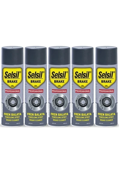 Selsil Fren Balata Temizleme Spreyi 500 Ml 5'li Paket ürün görseli 1