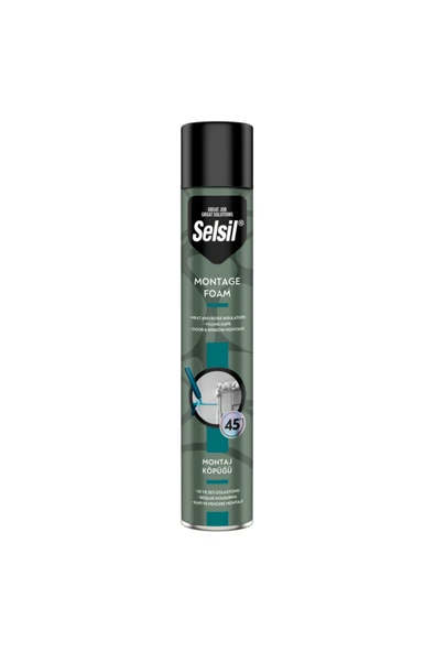 SELSİL PU MONTAJ KÖPÜK 750ML-845 GR MANUEL 16LI(TURKUAZ DİZAYN) ürün görseli 1