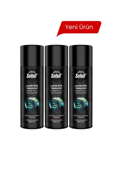 Selsil 3x Lastik Fitil Yenileme Spreyi 1 Adet ürün görseli 1