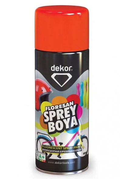 Dekor Kırmızı Floresan Sprey Boya 674 ürün görseli 1