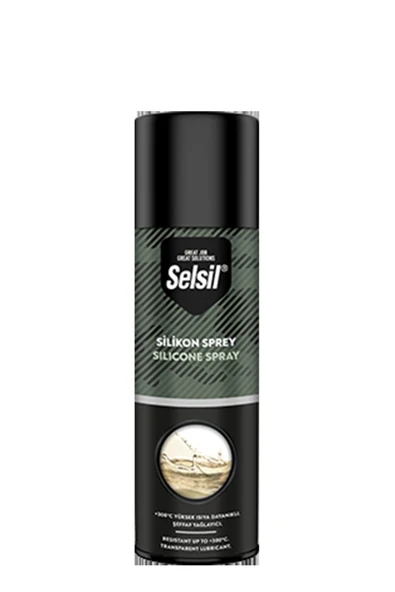 Selsil Silikon Sprey yağlayıcı 200 ml ürün görseli 1