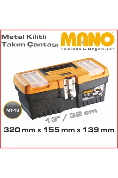 MANO Metal Kilitli Takım Çantası Mt-13 ürün görseli 1