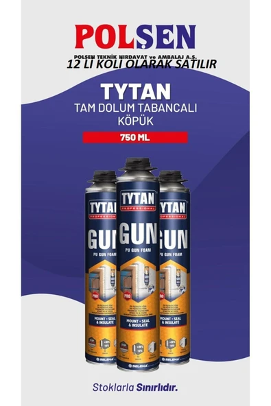 TYTAN Tabancalı Köpük 750 ml Koli (12 ADET) ürün görseli 1