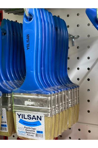 YILSAN FIRÇA Yılsan Plastik Saplı Kestirme Boya Fırçası No: 3 ürün görseli 1