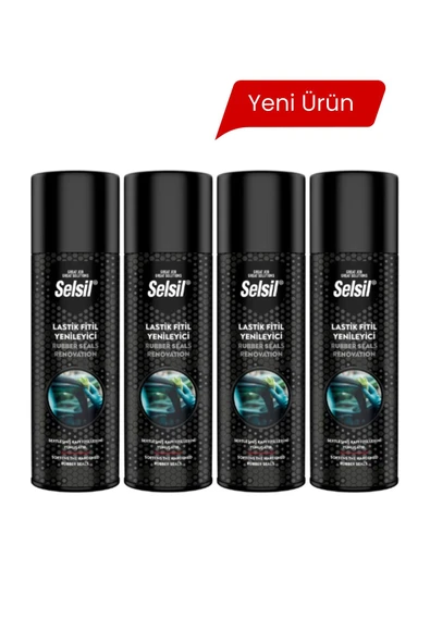 Selsil 4x Lastik Fitil Yenileme Spreyi 1 Adet ürün görseli 1