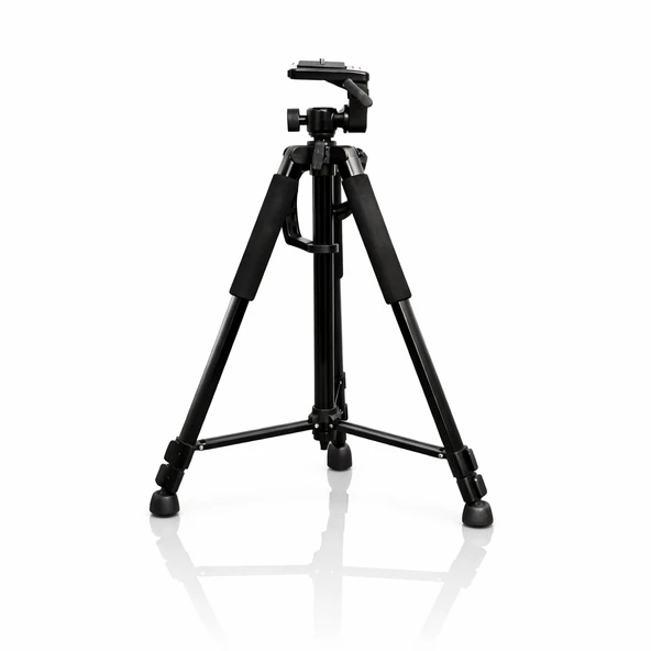 Ayex LT-3366 140cm Tripod – 3 Yönlü Kafa, Su Terazili, Kamera ve Telefon Uyumlu ürün görseli 1
