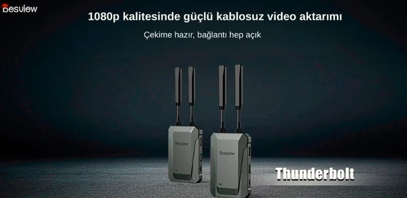 Desview Thunderbolt 1080p Kablosuz Görüntü Aktarıcı (TX/RX) Combo - Resim 5