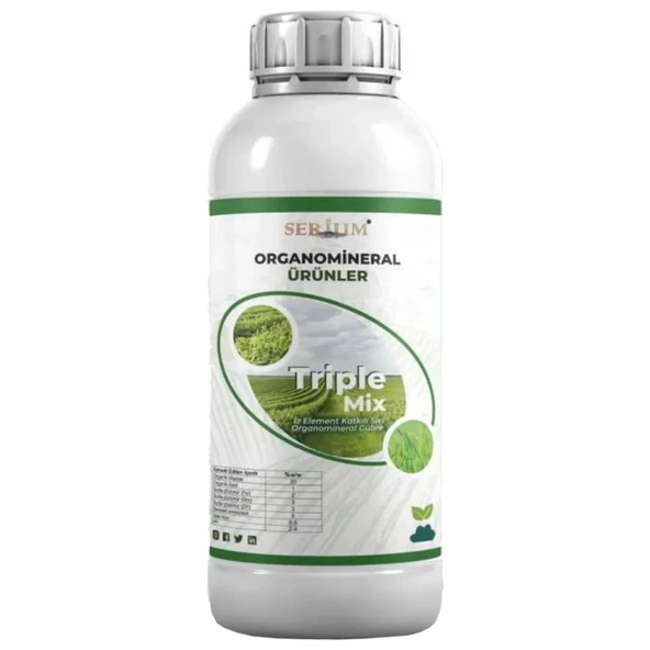 Serium Triple Mix Iz Element Katkılı Organomineral Gübre 1lt ürün görseli 1
