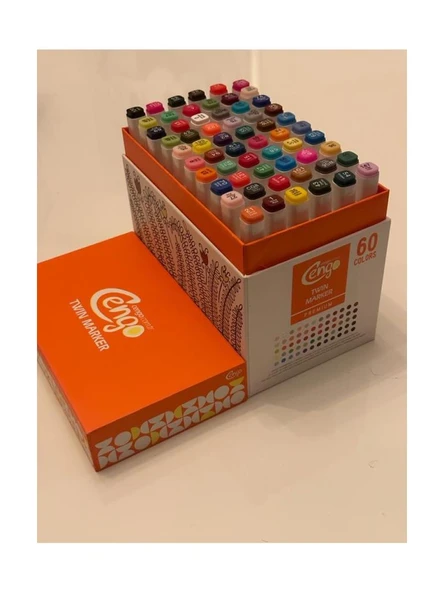 CENGO TWIN MARKER 60 LI SET CGO-134 - Resim 2