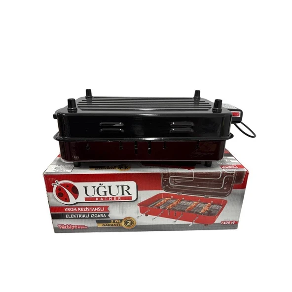 Uğur Elektrikli Izgara Krom Rezistanslı Barbekü Dumansız-Kokusuz 1400 Watt ürün görseli 1