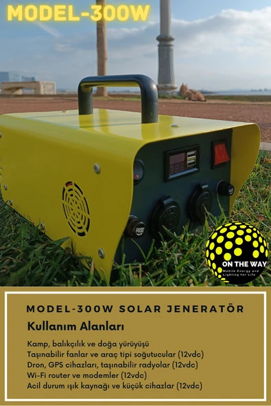 OTW Model 300W Taşınabilir Güç Istasyonu - Lifepo4 Bataryalı Solar Jeneratör ürün görseli 1