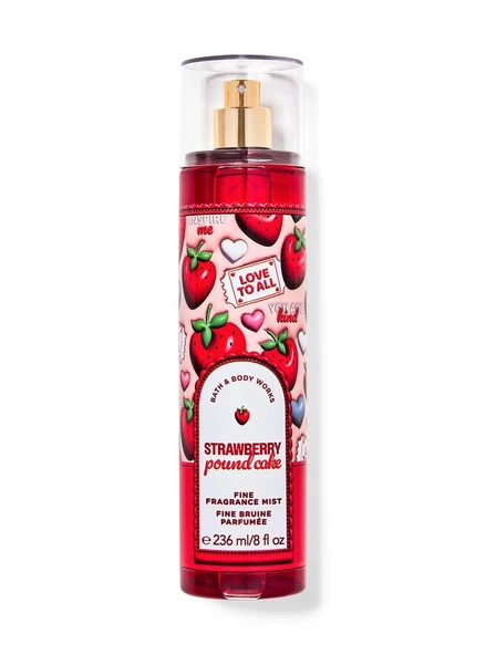 Bath&Body Works Love to All Strawberry Pound Cake Vücut Spreyi 236ML ürün görseli 1