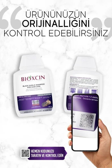 Bioxcin Siyah Sarımsak Şampuanı 300 ml 3 Al 2 Öde - Resim 5