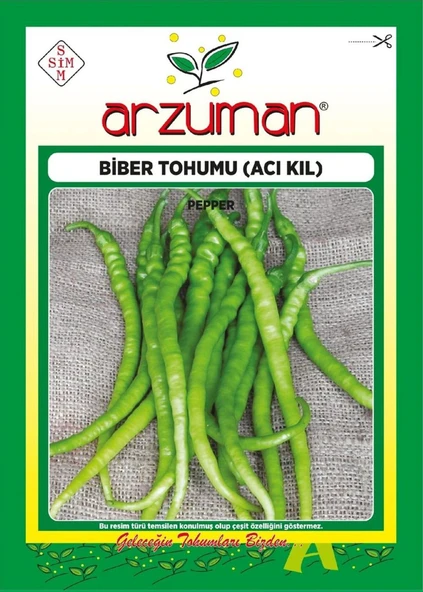 Acı Kıl Biber Tohumu 10 Gr ürün görseli 1