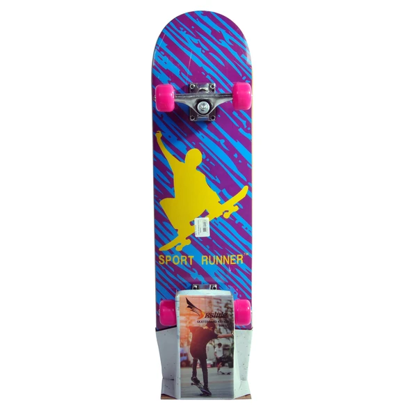 Xslide SkateBoard Kaykay-MOR-SARI ürün görseli 1