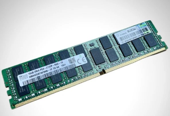 SK Hynix 16 GB PC4-2133P-RA0-10 RDIMM DDR4 Server Ram - HMA42GR7AFR4N-TF TD AA ürün görseli 1