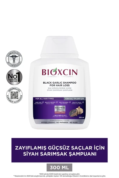 Bioxcin Siyah Sarımsak Şampuanı 300 ml 3 Al 2 Öde - Resim 2
