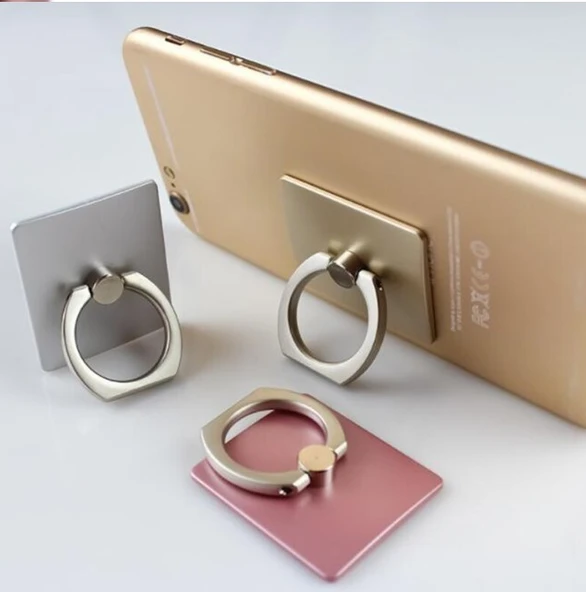 Telefon Tablet Tüm Modeler Selfie Yüzüğü 360 Derece Oynar Metal ürün görseli 1
