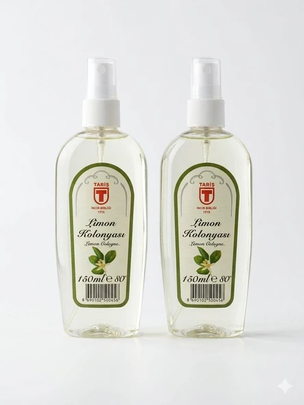 Tariş Limon Kolonyası 150 ml 2 Adet Sprey 80° ürün görseli 1