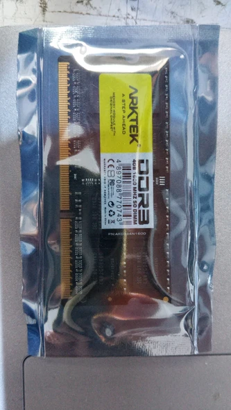 Arktek 4 GB 1600 MHz DDR3 CL11 SODIMM AKD3S4N1600 RAM ürün görseli 1