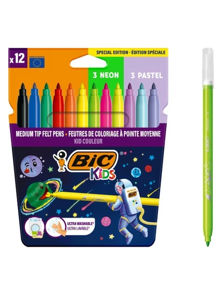 Bic Cosma Keçeli Kalem 12 Renk 301839 ürün görseli 1