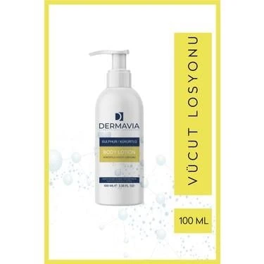 Dermavia Kükürtlü Vücut Losyonu 100 ml ürün görseli 1