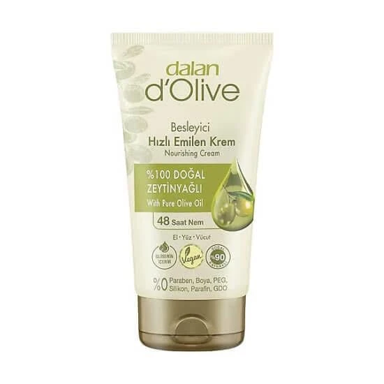 Dalan D'olive Doğal Zeytinyağlı Besleyici El ve Vücut Kremi 60 ml ürün görseli 1