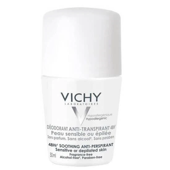 Vichy Roll-On Deodorant Hassas ve Epilasyon Yapılmış Ciltler için 50 ml ürün görseli 1