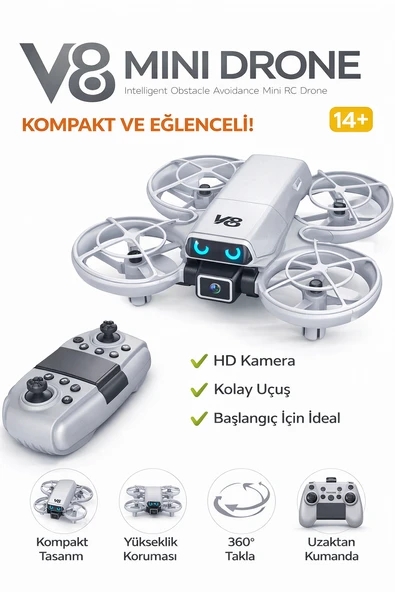 Profesyonel Mini Drone Kameralı Profesyonel ürün görseli 1