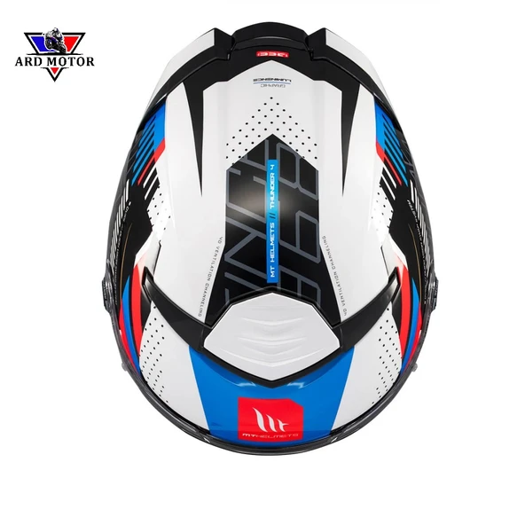 MT HELMETS THUNDER 4 SV LUMINENCE A7 PARLAK KAPALI KASK - Resim 5