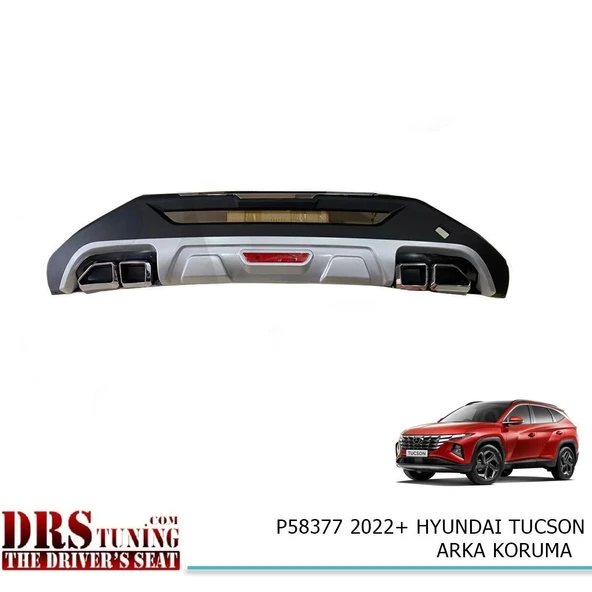 Hyundai Tucson 2021+ Arka Tampon Koruma Difüzör ürün görseli 1