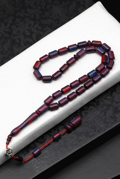 Usta İşçilikli Kafur Ağacı Tesbih 6 x 10 mm Kapsül Kesim - T-1772 ürün görseli 1