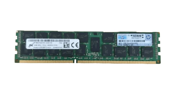 Micron 16GB PC3L-10600R-9-13-E2 RDIMM Server Ram - MT36KSF2G72PZ-1G4E1HE ürün görseli 1