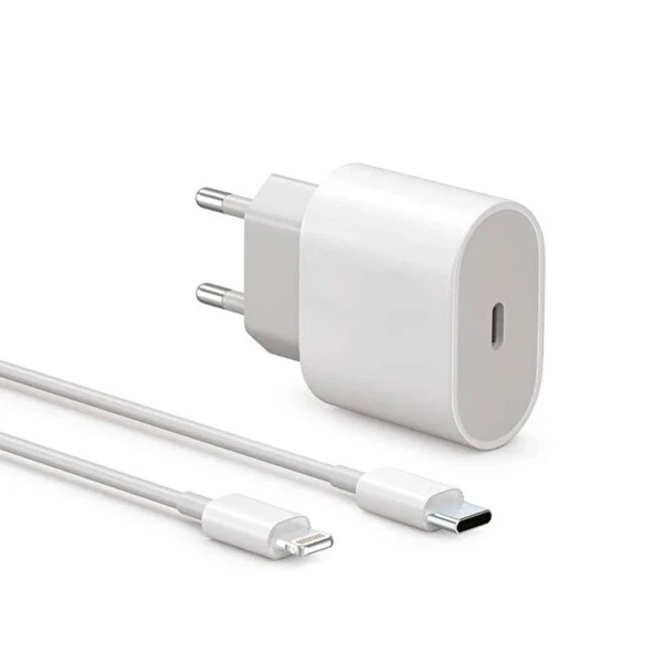 25 W Turbo Hızlı Şarj Seti (Type-c Lightning Kablo ve Adaptör) ürün görseli 1