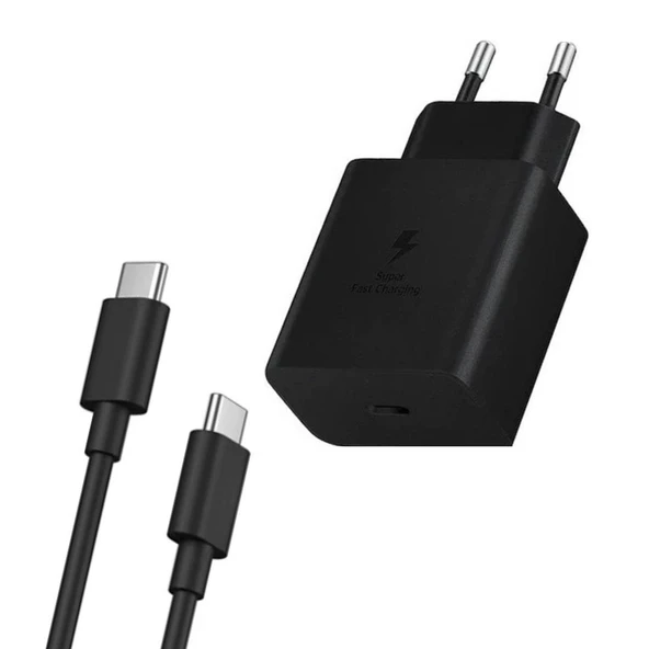 45 W Turbo Hızlı Şarj Seti (USB Type-c Kablo ve Adaptör) ürün görseli 1