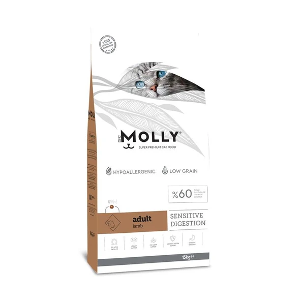 Molly Yetişkin Kedi Maması Kuzulu 15 Kg ürün görseli 1