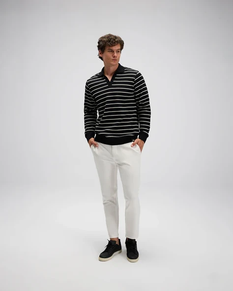 Ellesse Erkek Polo Sweatshirt EM594 - Resim 3