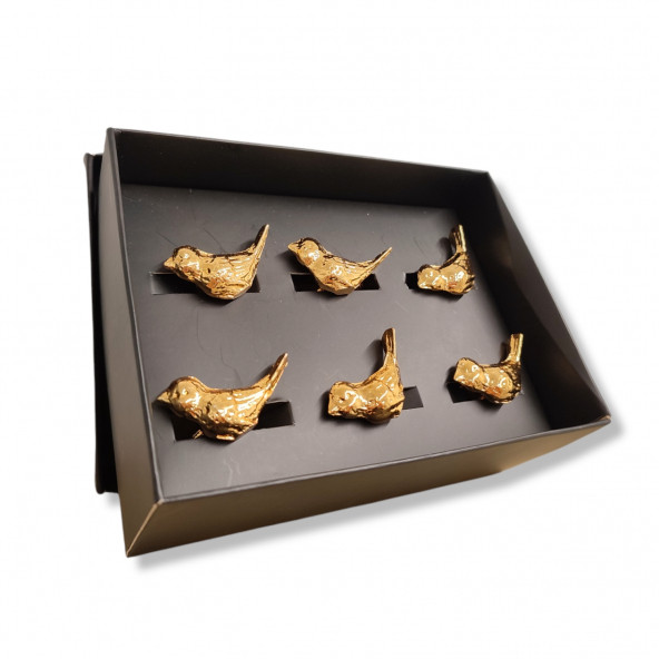 AYYBUU Peçete Halkası Gold Kuş Figürlü ürün görseli 1