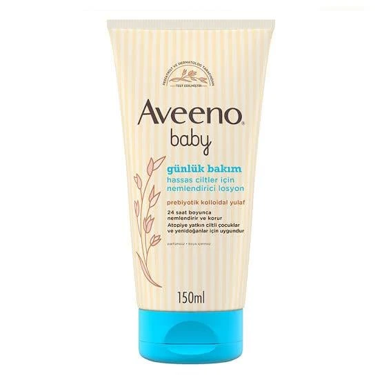 Aveeno Baby Günlük Bakım Hassas Ciltler İçin Nemlendirici Losyon 150 ml ürün görseli 1