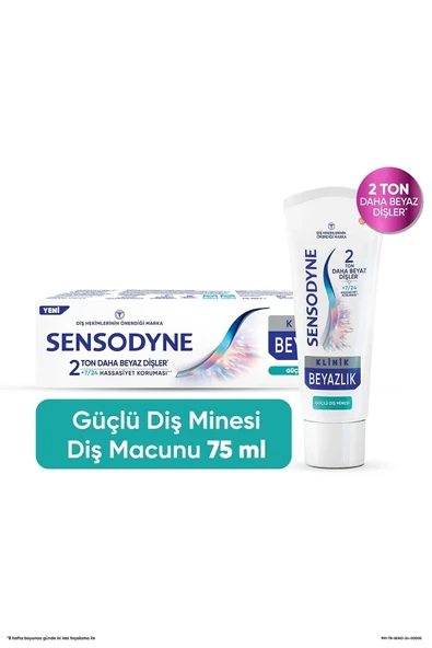 Sensodyne Klinik Beyazlık Güçlü Diş Minesi ürün görseli 1